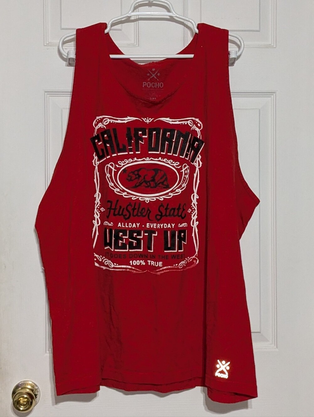 🔥 Pocho Wear "West Up" California Graphic Tank Top - 3X